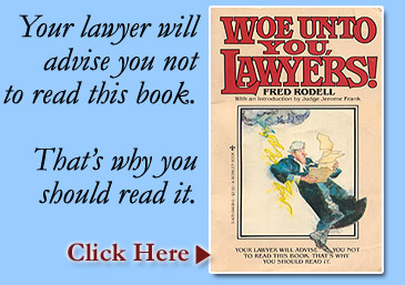 Woe Unto You Lawyers! book cover